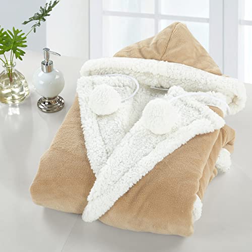 Algopix Similar Product 3 - Chic Home Snuggle Hoodie Robe Cozy