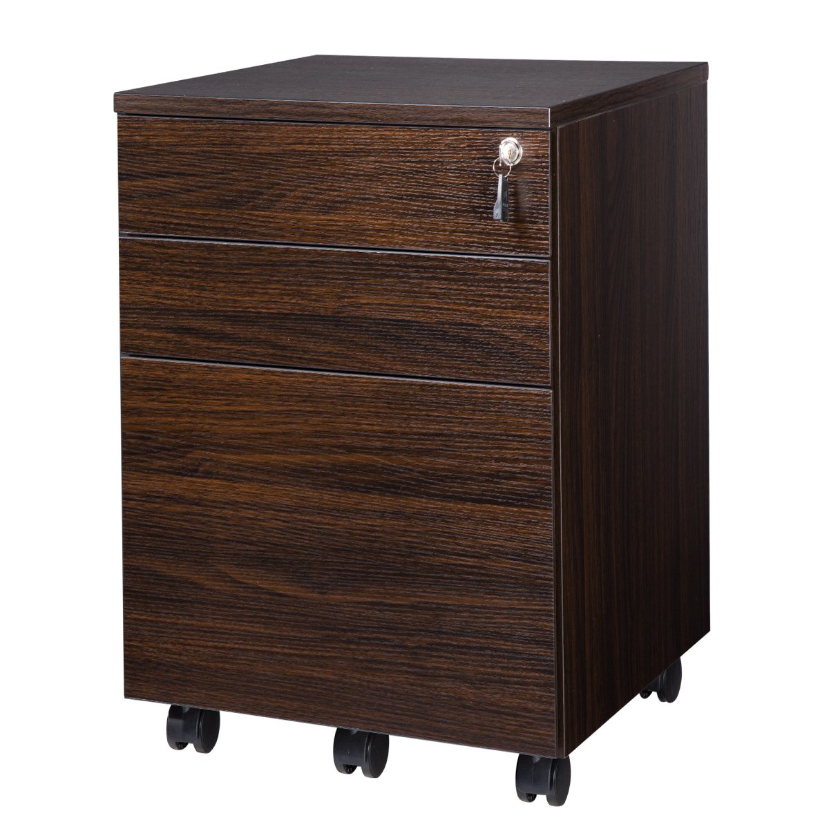 Algopix Similar Product 15 - TOPSKY 3 Drawers Wood Mobile File