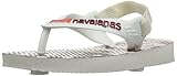Algopix Similar Product 4 - Havaianas unisexbaby USA SANDAL WHITE