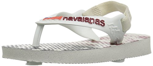 Algopix Similar Product 12 - Havaianas unisexbaby USA SANDAL WHITE