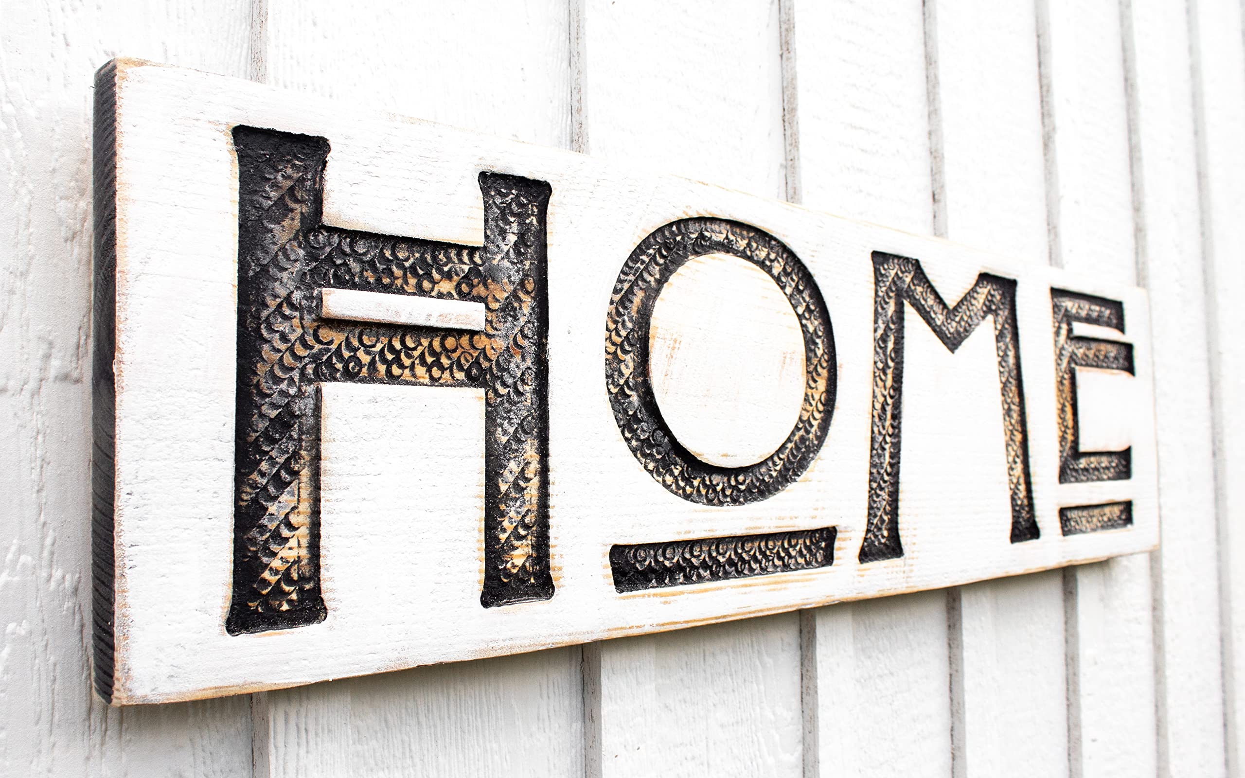 Algopix Similar Product 18 - Home Sign Horizontal  Carved