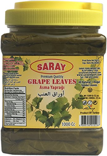 Algopix Similar Product 8 - Premium Grape Leaves for Stuffing 1kg