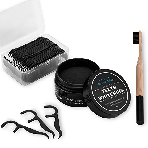 Algopix Similar Product 7 - Natural Teeth Whitening Charcoal Powder