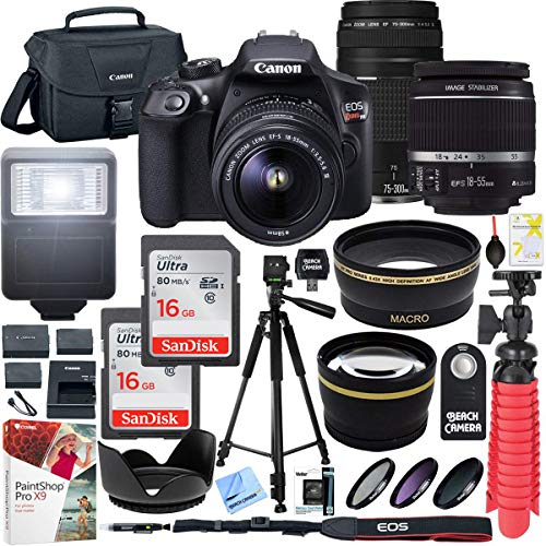 Algopix Similar Product 9 - Canon T6 EOS Rebel DSLR Camera with