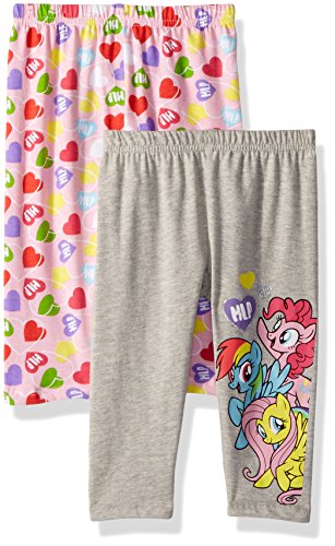 Algopix Similar Product 17 - My Little Pony Girls 2 Pack Leggings