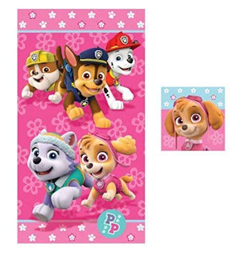 Algopix Similar Product 1 - Paw Patrol Skye Girl Bath Towel