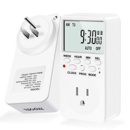 Algopix Similar Product 15 - Digital Countdown Light Timer Plug with