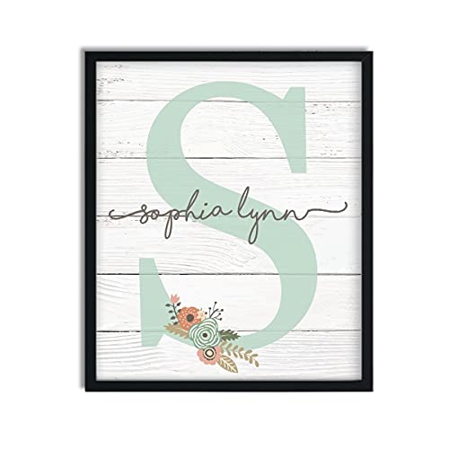 Algopix Similar Product 17 - Girls Monogram Print Choose Your
