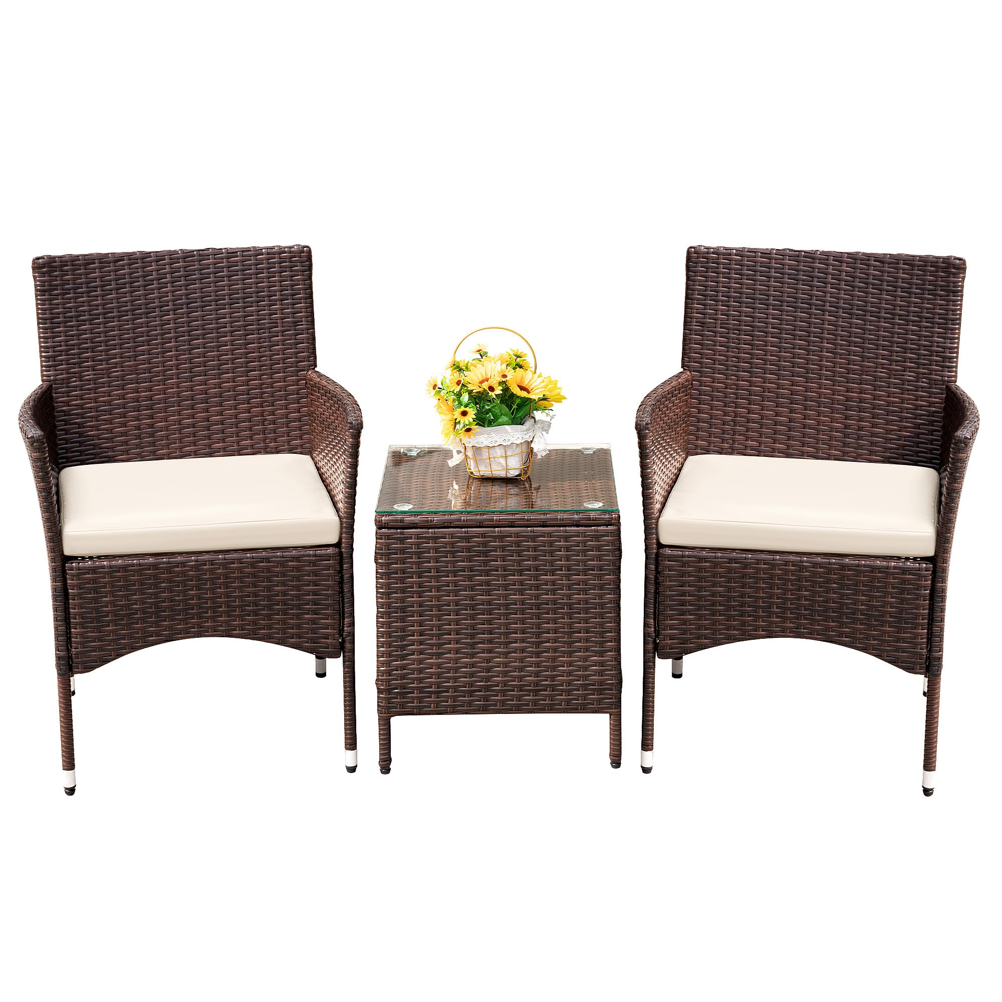 Algopix Similar Product 8 - Devoko Patio Porch Furniture Sets 3