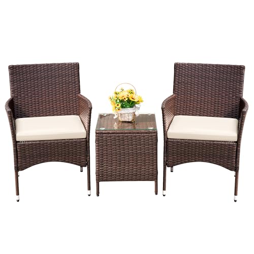 Algopix Similar Product 11 - Devoko Patio Porch Furniture Sets 3