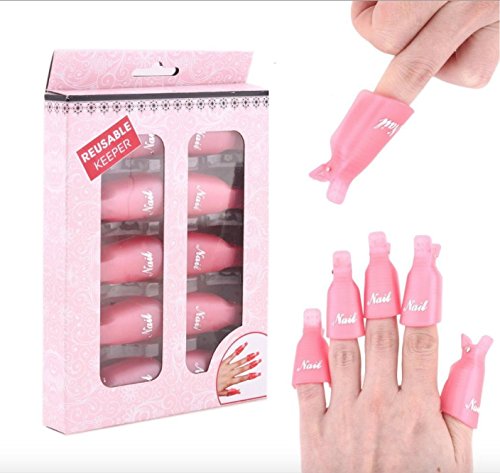 Algopix Similar Product 4 - 10 Pcs Acrylic Nail Art Polish Remover