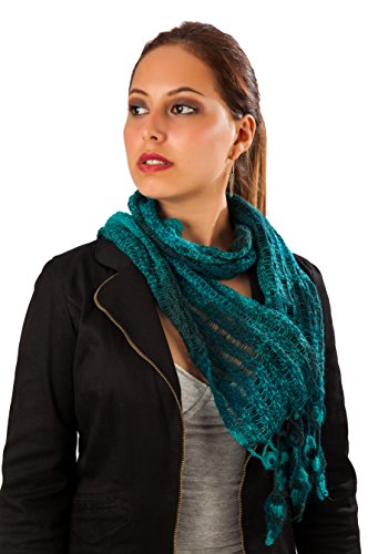 Algopix Similar Product 20 - Baby Alpaca Knit Scarf By Madre Nature
