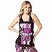 Algopix Similar Product 9 - Zumba Fitness Black Loose Gym Tank