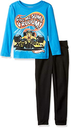Algopix Similar Product 15 - Hot Wheels Boys Little Long Sleeve Tee