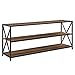 Algopix Similar Product 5 - Walker Edison 2 Shelf Industrial Wood
