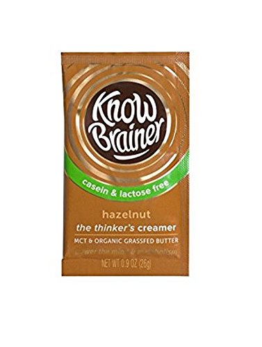 Algopix Similar Product 7 - Know Brainer Creamer Hazelnut Casein