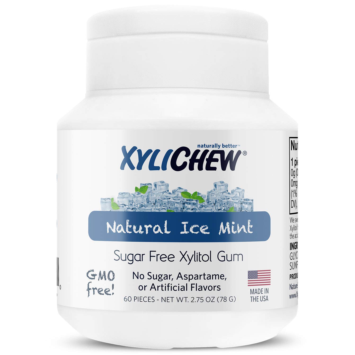 Algopix Similar Product 5 - Xylichew 100 Xylitol Chewing Gum  Non