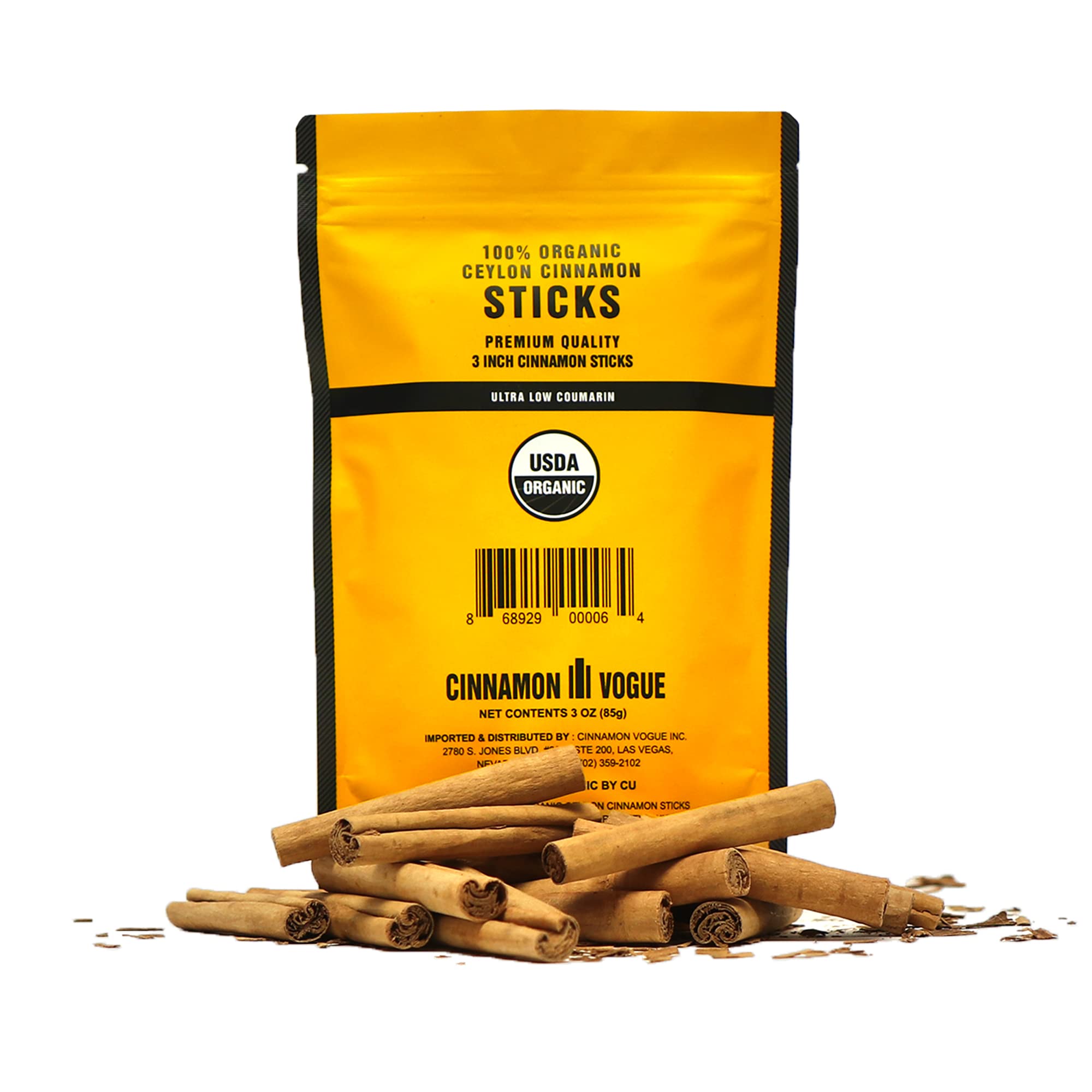 Algopix Similar Product 16 - USDA Organic Ceylon Cinnamon Sticks C5
