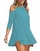Algopix Similar Product 2 - Afibi Womens Cold Shoulder 34 Sleeve
