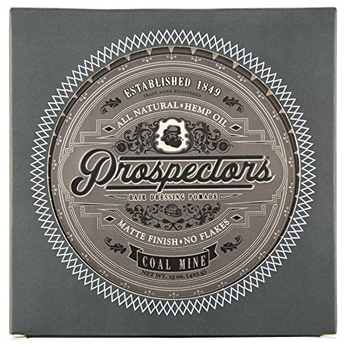 Algopix Similar Product 3 - Prospectors Coal Mine Matte Clay Pomade