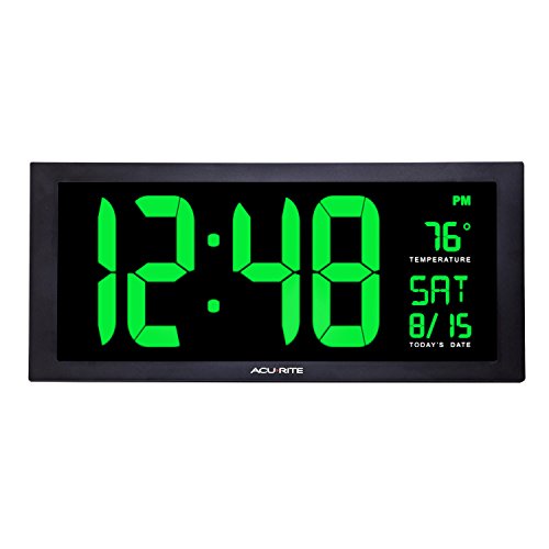 Algopix Similar Product 6 - AcuRite 76101M Oversized LED Clock with