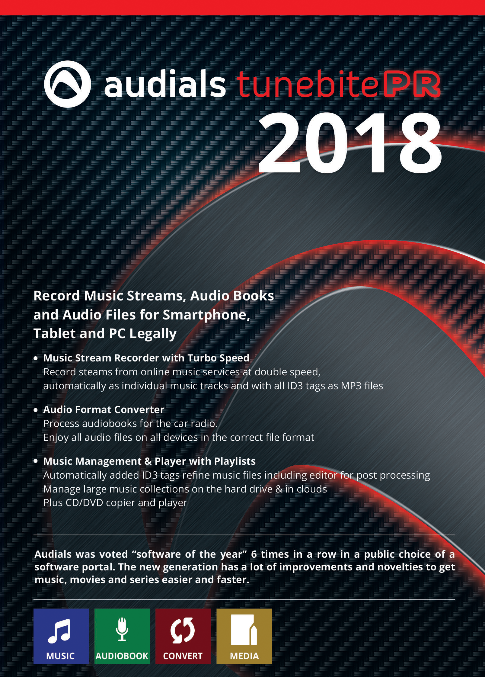 Algopix Similar Product 19 - Audials Tunebite 2018 Premium [Download]