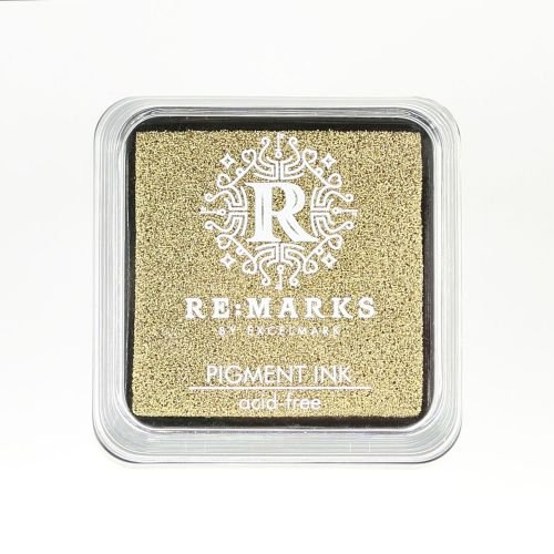 Algopix Similar Product 18 - Re:Marks Pigment Ink Pad (Gold Metallic)