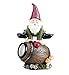 Algopix Similar Product 16 - Solar Powered Gnome Jumping Over a