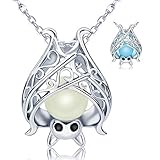 Algopix Similar Product 14 - 925 Sterling Silver Bat Necklace