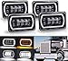 Algopix Similar Product 7 - MOVOTOR Off Road 4x6 Led Headlights