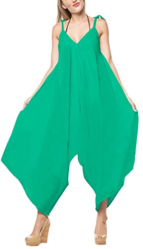 Algopix Similar Product 14 - LA LEELA Womens Loose Long Jumpsuit