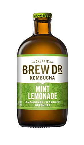 Algopix Similar Product 13 - BREW DR Organic Kombucha Mint Lemonade