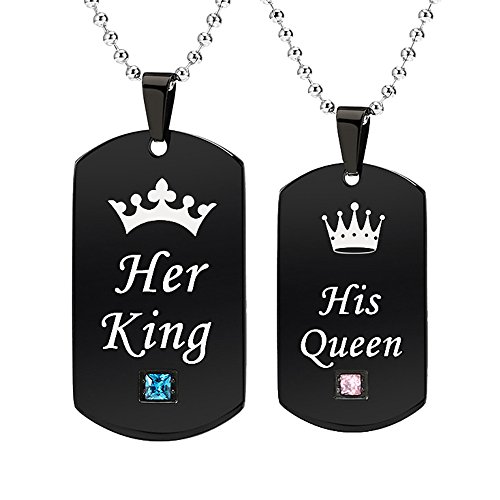 Algopix Similar Product 3 - Gagafeel Couple Necklace His Hers