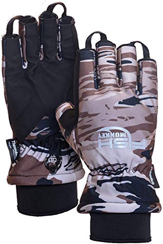 Algopix Similar Product 3 - Premium Insulated HalfFinger Fishing