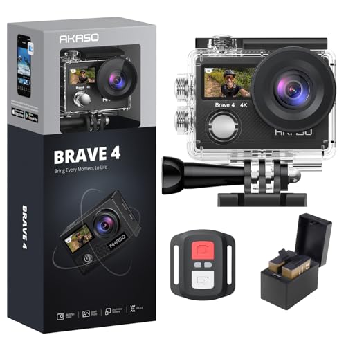 Algopix Similar Product 14 - AKASO Brave 4 4K30fps 20MP WiFi Action