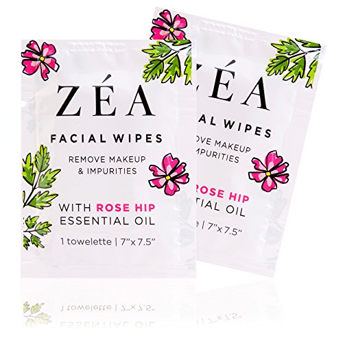 Algopix Similar Product 7 - ZEA Facial Wipes  Infused With Rose