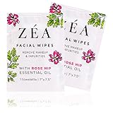 Algopix Similar Product 3 - ZEA Facial Wipes  Infused With Rose
