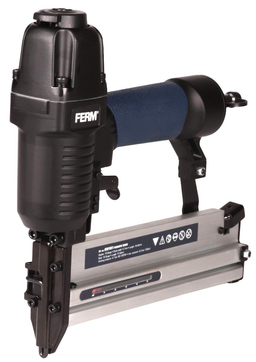 Algopix Similar Product 8 - FERM ATM1051 Pneumatic Combi Tacker 