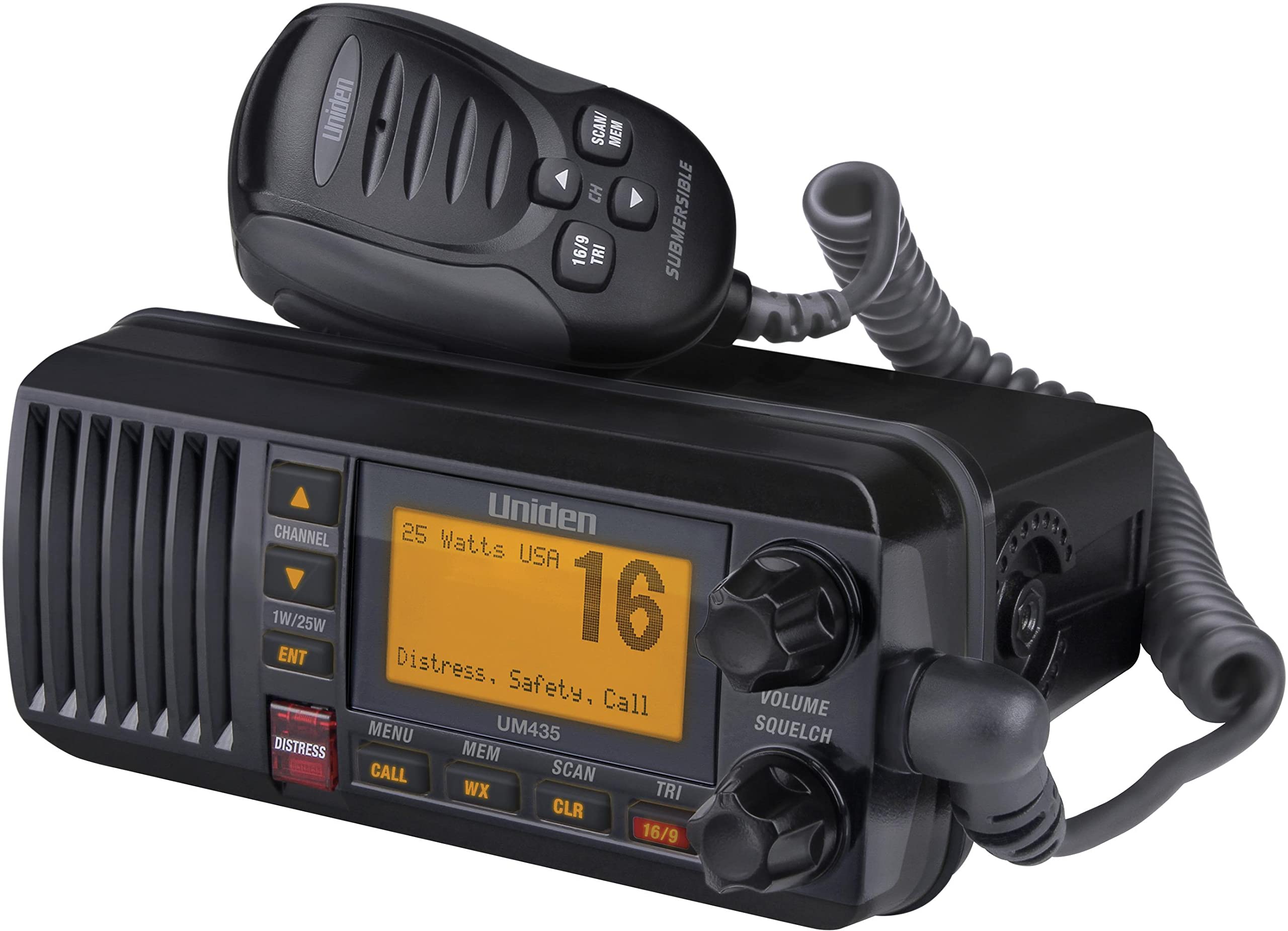 Algopix Similar Product 15 - Uniden UM435BK Advanced Fixed Mount VHF