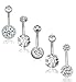 Algopix Similar Product 11 - REVOLIA 14G Stainless Steel Belly