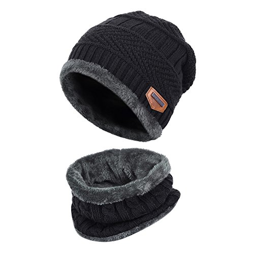 Algopix Similar Product 8 - VBIGER Kids Winter Hat and Scarf Set