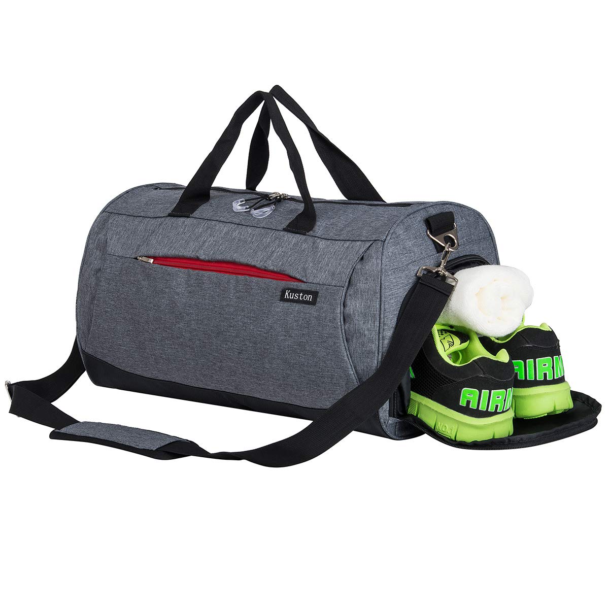 Algopix Similar Product 18 - Kuston Sports Gym Bag with Shoes