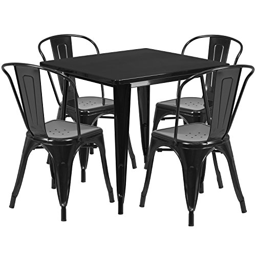 Algopix Similar Product 16 - Flash Furniture 315 Square Metal