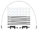 Algopix Similar Product 16 - LANGXUN 12ft Table Balloon Arch Stand