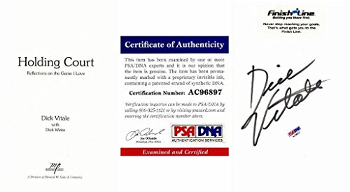 Algopix Similar Product 4 - Dick Vitale Signed  Autographed