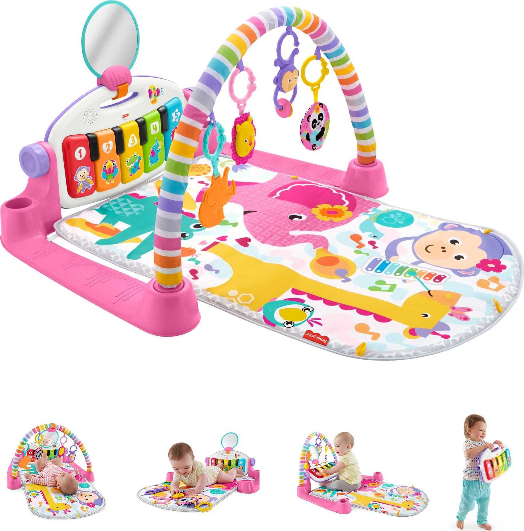 Algopix Similar Product 5 - FisherPrice Baby Playmat Deluxe Kick 