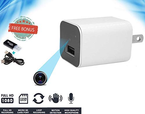 Algopix Similar Product 2 - WRD Hidden Spy Camera 1080P HD USB Wall