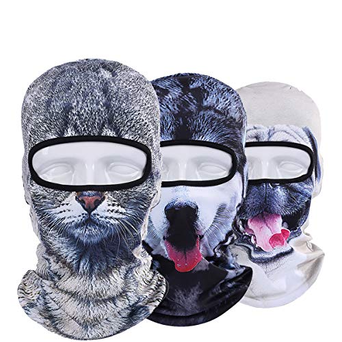 Algopix Similar Product 8 - 3D Animal Fleece Neck Warmer Thermal