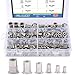 Algopix Similar Product 10 - Glarks 180Pcs 304 Stainless Steel M3 M4
