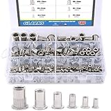 Algopix Similar Product 15 - Glarks 180Pcs 304 Stainless Steel M3 M4